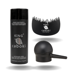 King Caboki 3 IN 1 Deal King Caboki 27.5g Fiber+Spray Applicator+Hairline Optimizer