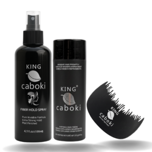 King Caboki 3 IN 1 Deal King Caboki 27.5g Fiber+FiberHold Spray+Hairline Optimizer