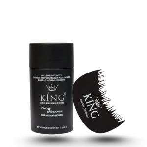 King Hair Building Fibers 2 IN 1 Deal 12g Fiber+ Hairline Optimizer