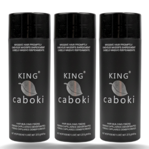 27.5g King Caboki Hair Building Fibers Value Pack 3 (206 Day Supply)