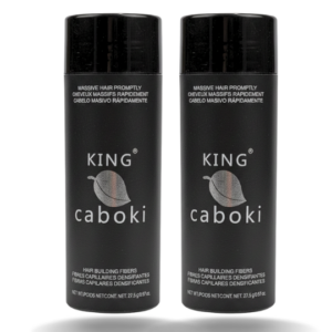 27.5g King Caboki Hair Building Fibers Value Pack 2 (137 Day Supply)