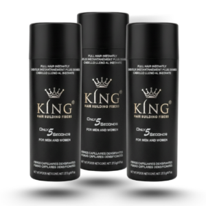 27.5g King Hair Building Fibers Value Pack 3 (206 Day Supply)