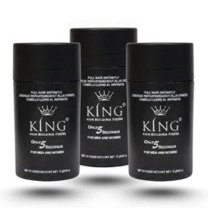 12g King Hair Building Fibers Value Pack 3 (90 Day Supply)